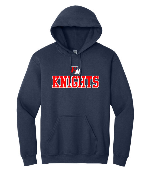 Holy Names Knights Adult Heavy Blend Hooded Sweatshirt with Embroidered Logo