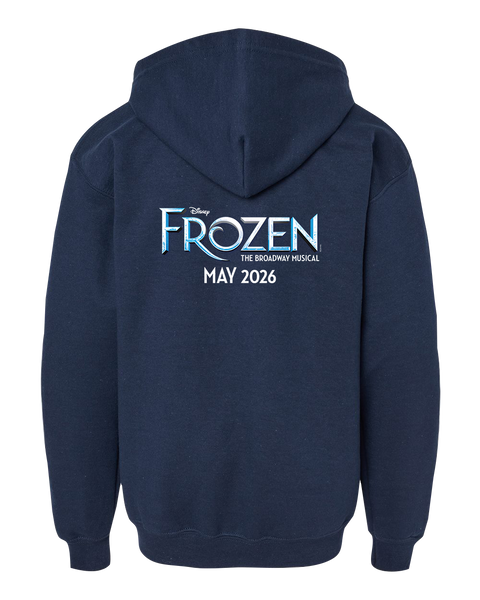 'Frozen' Youth Heavy Blend™ Full Zip Hoodie with Printed Logo