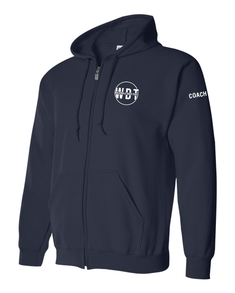 WCCA Dance Team Adult Heavy Blend Full-Zip Hoodie with Printed Logos