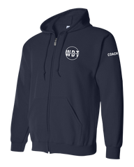 WCCA Dance Team Adult Heavy Blend Full-Zip Hoodie with Embroidered Left Chest Logo