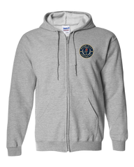 Rose City Football Club Adult Full-Zip Hooded Sweatshirt with Embroidered Logo