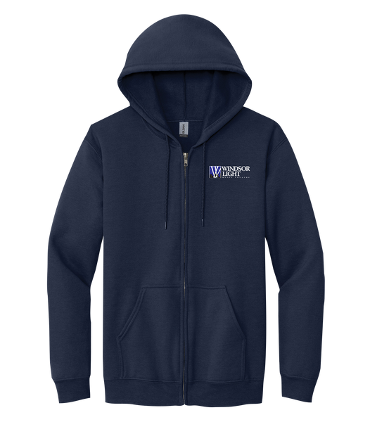 'Frozen' Adult Heavy Blend™ Full Zip Hoodie with Printed Logo