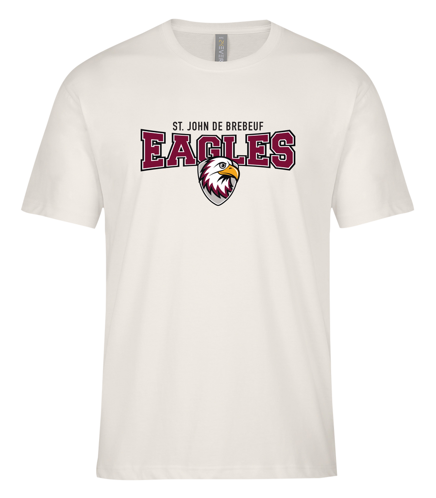 St. John de Brebeuf Youth Ring Spun T-Shirt with Printed Logo