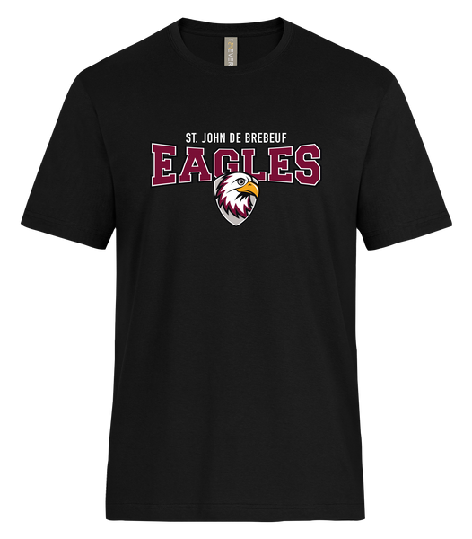 St. John de Brebeuf Youth Ring Spun T-Shirt with Printed Logo