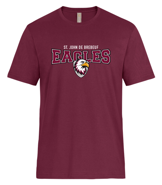 St. John de Brebeuf Youth Ring Spun T-Shirt with Printed Logo