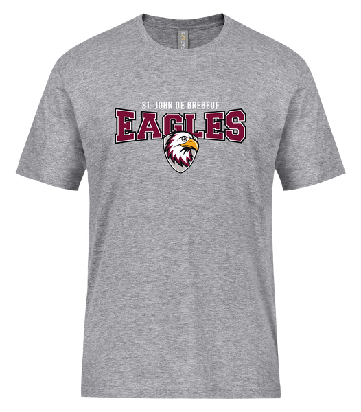 St. John de Brebeuf Youth Ring Spun T-Shirt with Printed Logo