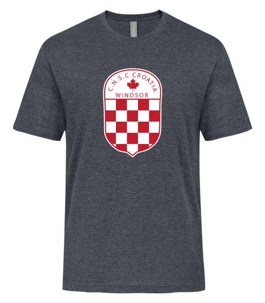 C.N.S.C. Windsor Croatia Adult Ring Spun T-Shirt with Printed Logo