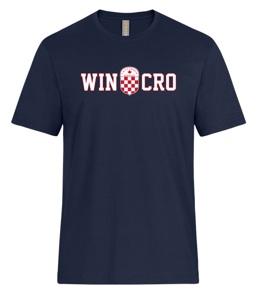 WINCRO Adult Ring Spun T-Shirt with Printed Logo