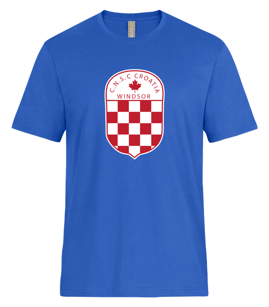 C.N.S.C. Windsor Croatia Adult Ring Spun T-Shirt with Printed Logo