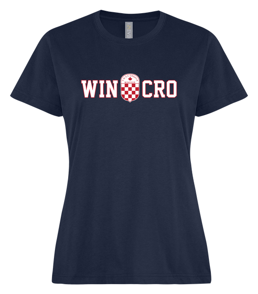 WINCRO Ladies Ring Spun T-Shirt with Printed Logo