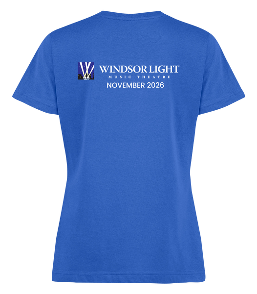 'Come From Away' Ladies Ring Spun T-Shirt with Printed Logo