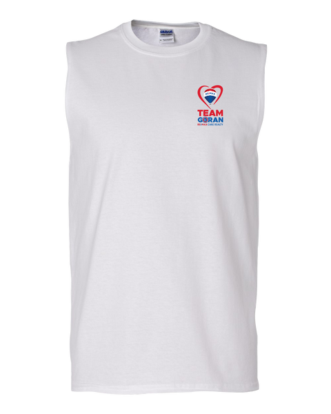 Team Goran Adult Sleeveless T-Shirt with Printed Logo