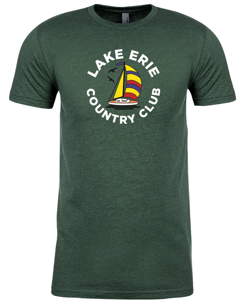 Lake Erie Country Club Youth Jersey T-Shirt with Printed Colour logo