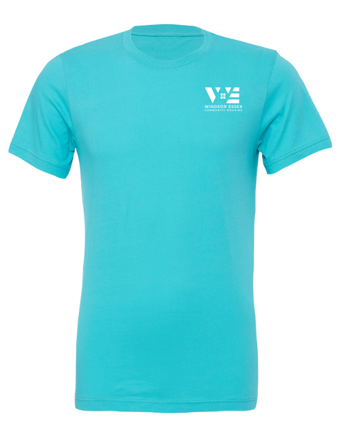 Windsor Essex Community Housing Unisex Bella Jersey T-Shirt with Printed Logo