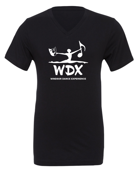 Windsor Dance eXperience Short-Sleeve V-Neck T-Shirt with Printed Logo ADULT