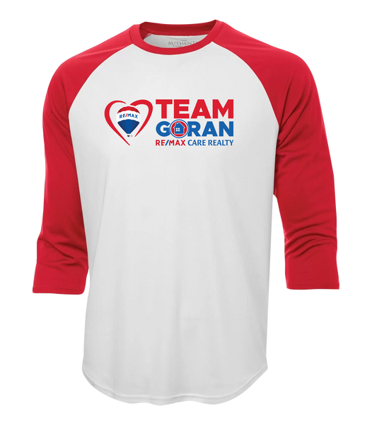 Team Goran Adult Cotton Baseball Shirt with Printed Logo