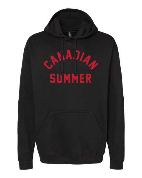 "Canadian Summer" Adult Pullover Hoodie with Printed Logo
