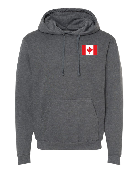 "Elbows Up" Adult Pullover Hoodie with Printed Logo