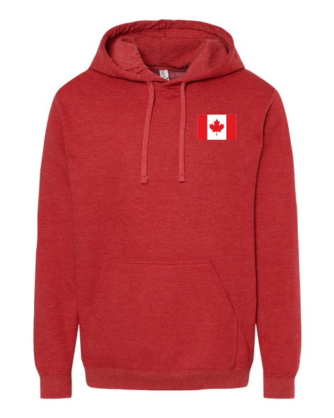 "Elbows Up" Adult Pullover Hoodie with Printed Logo