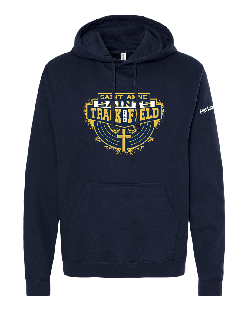 Saints Track & Field 2026 Adult Pullover Hoodie with Printed Logo