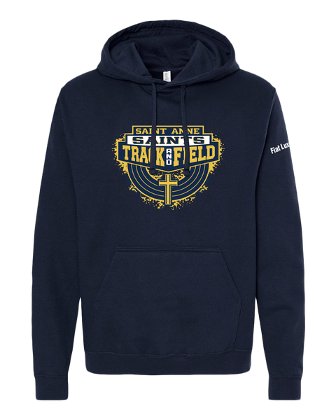 Saints Track & Field 2026 Adult Pullover Hoodie with Printed Logo