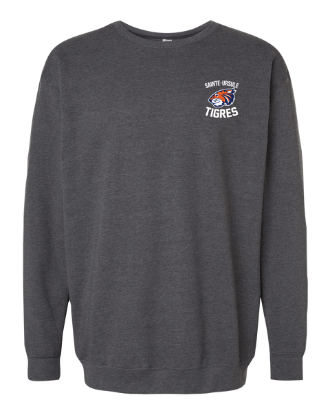 Sainte-Ursule Adult Crewneck Fleece with Printed Logo