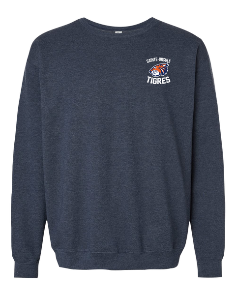 Sainte-Ursule Adult Crewneck Fleece with Printed Logo