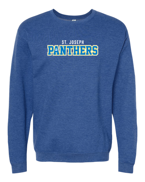 St. Joseph Adult Crewneck Fleece with Printed Logo