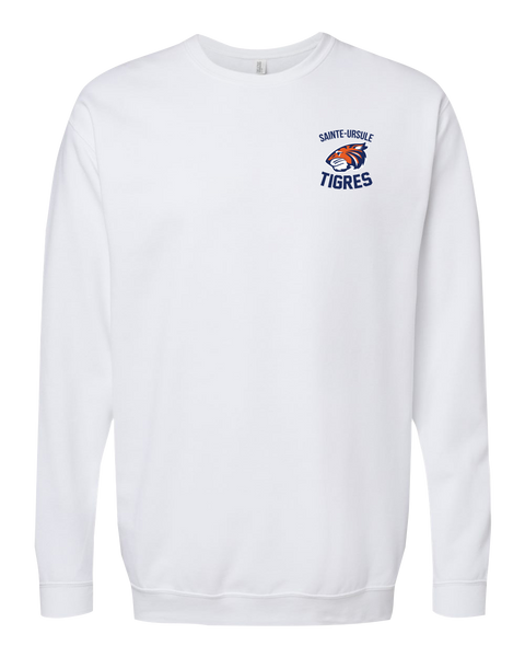 Sainte-Ursule Adult Crewneck Fleece with Printed Logo