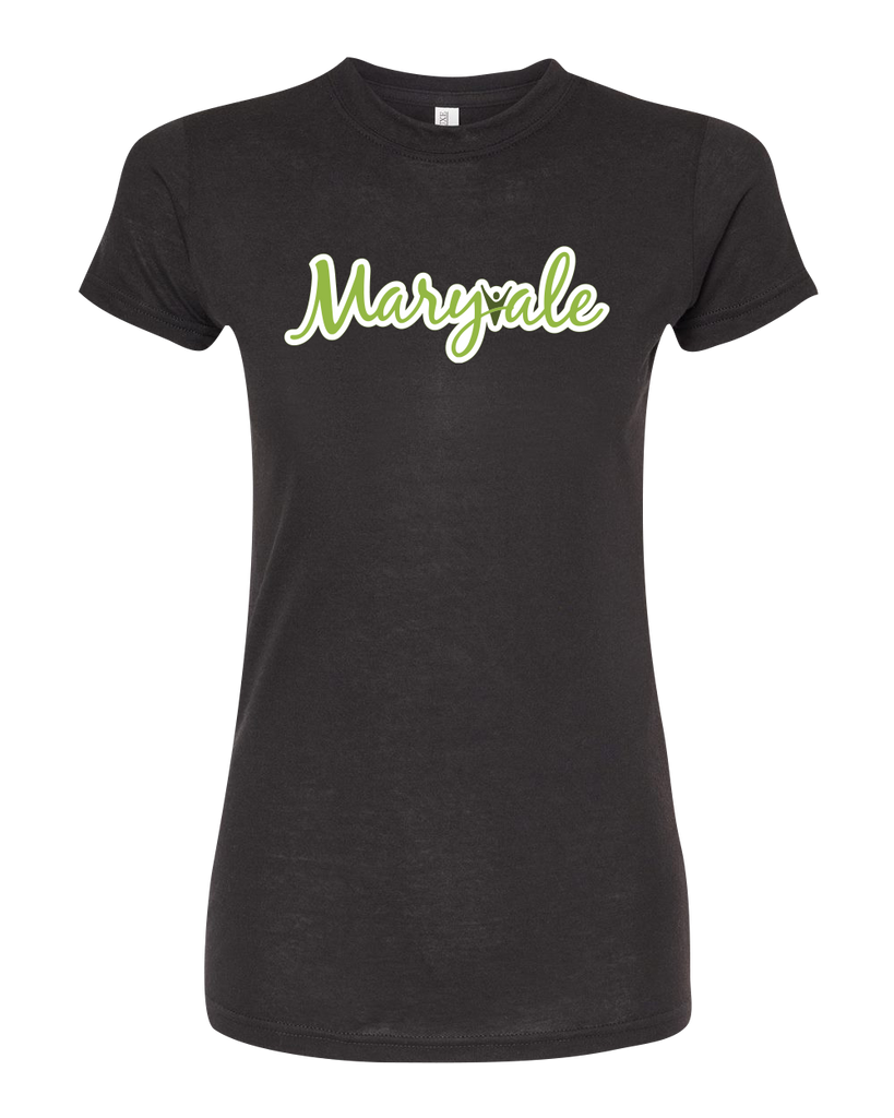 Maryvale Ladies Deluxe Blend T-Shirt with Printed Logo