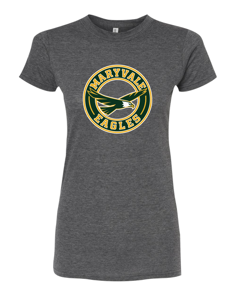 Maryvale Eagles Ladies Deluxe Blend T-Shirt with Printed Logo