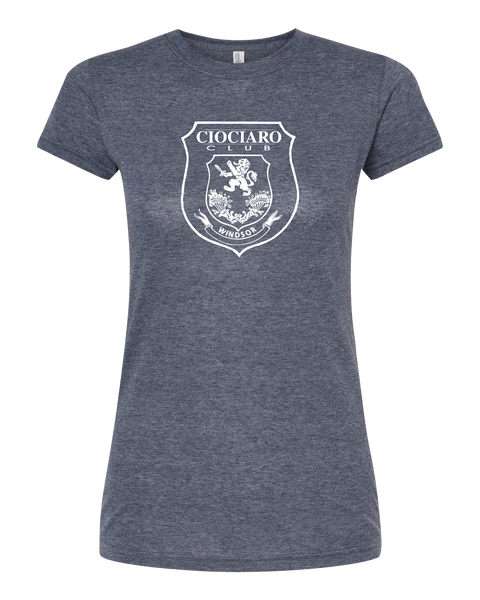 Ciociaro Club Ladies Deluxe Blend T-Shirt with Printed Logo