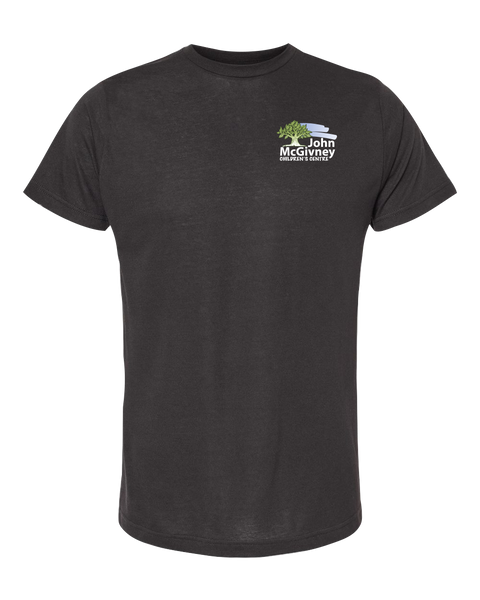 John McGivney Adult Deluxe Blend T-Shirt with Printed Logo