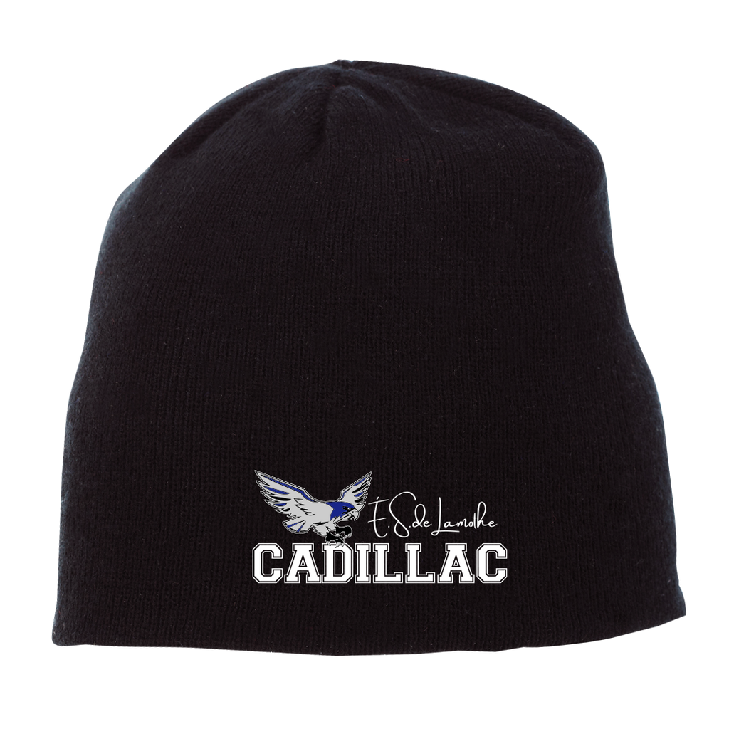 Lamothe-Cadillac Adult Knit Beanie with Embroidered Logo