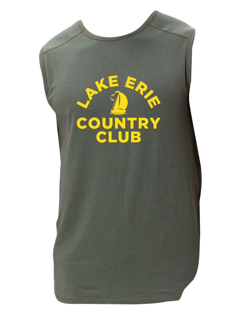Lake Erie Country Club Adult Unisex Impact Tank with Printed Logo