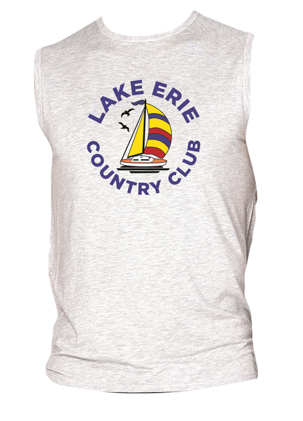 Lake Erie Country Club Adult Unisex Impact Tank with Printed Colour Logo