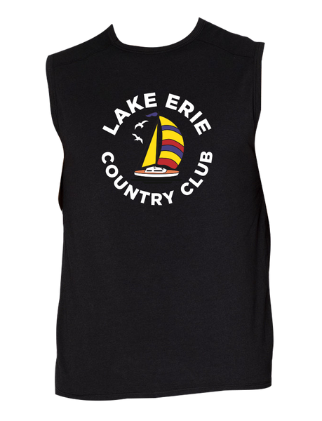 Lake Erie Country Club Adult Unisex Impact Tank with Printed Colour Logo