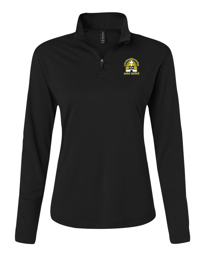 École Élémentaire Catholique Saint-Michel Ladies Pro-Lock Performance Quarter-Zip Pullover with Embroidered Logo (Copy)