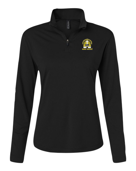 École Élémentaire Catholique Saint-Michel Ladies Pro-Lock Performance Quarter-Zip Pullover with Embroidered Logo (Copy)