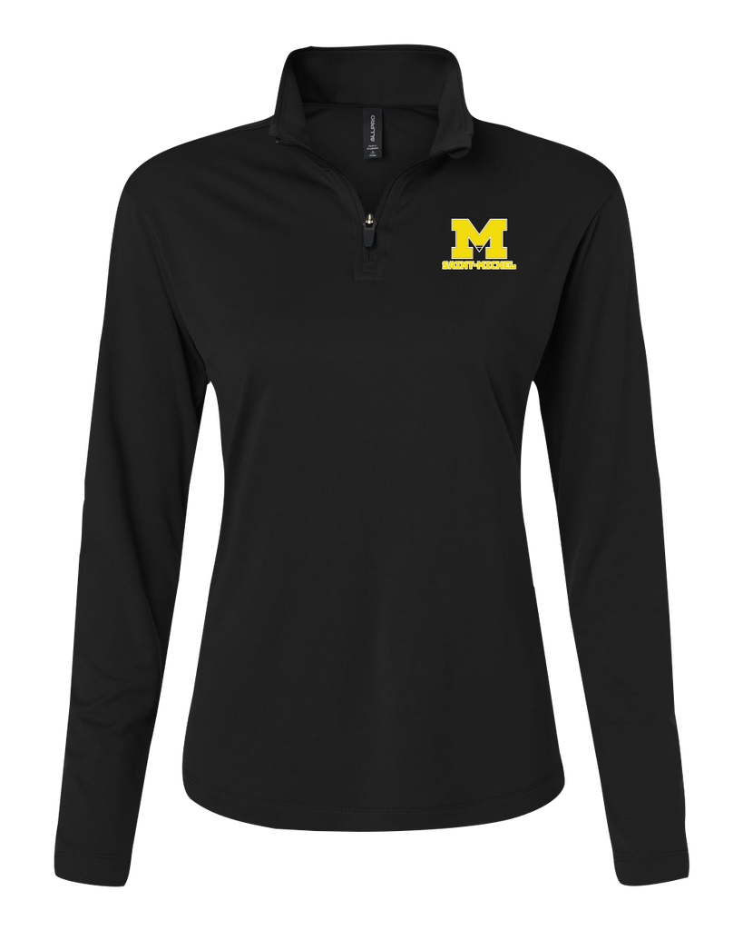 Saint-Michel Ladies Pro-Lock Performance Quarter-Zip Pullover with Embroidered Logo