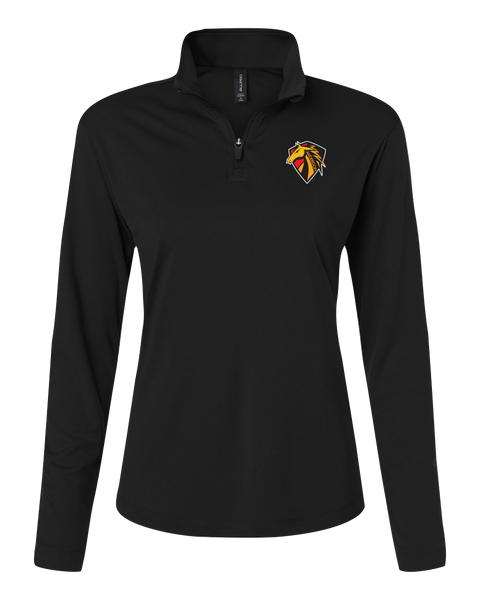 Anderdon Ladies Pro-Lock Performance Quarter-Zip Pullover with Embroidered Logo