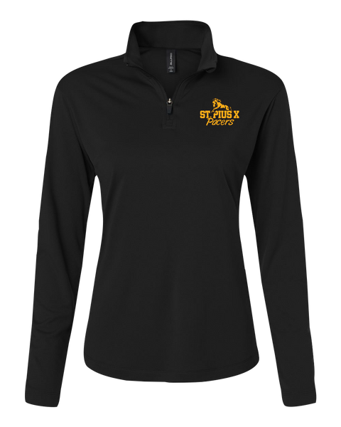 Pacers Ladies Pro-Lock Performance Quarter-Zip Pullover with Embroidered Logo