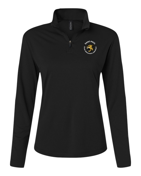 Saint-Paul Ladies Pro-Lock Performance Quarter-Zip Pullover with Embroidered Logo