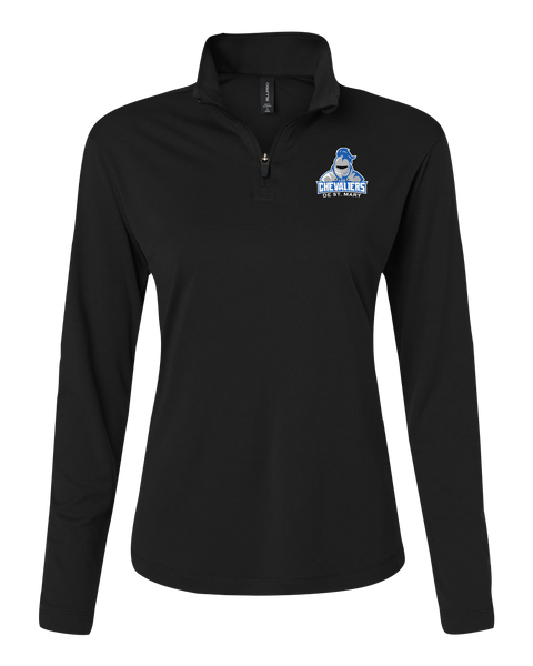Les Chevaliers De St. Mary Ladies Pro-Lock Performance Quarter-Zip Pullover with Embroidered Logo