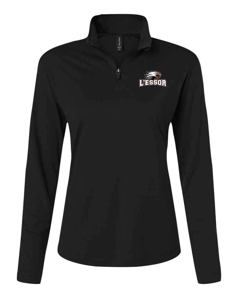 L'Essor Ladies Pro-Lock Performance Quarter-Zip Pullover with Embroidered Logo