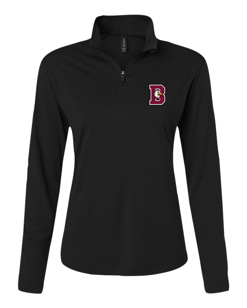 St. John de Brebeuf Ladies Pro-Lock Performance Quarter-Zip Pullover with Embroidered Logo