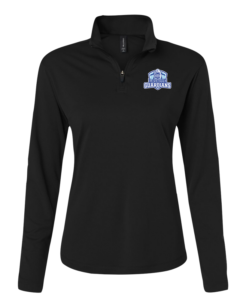 Lasalle Guardians Ladies Pro-Lock Performance Quarter-Zip Pullover with Embroidered Logo