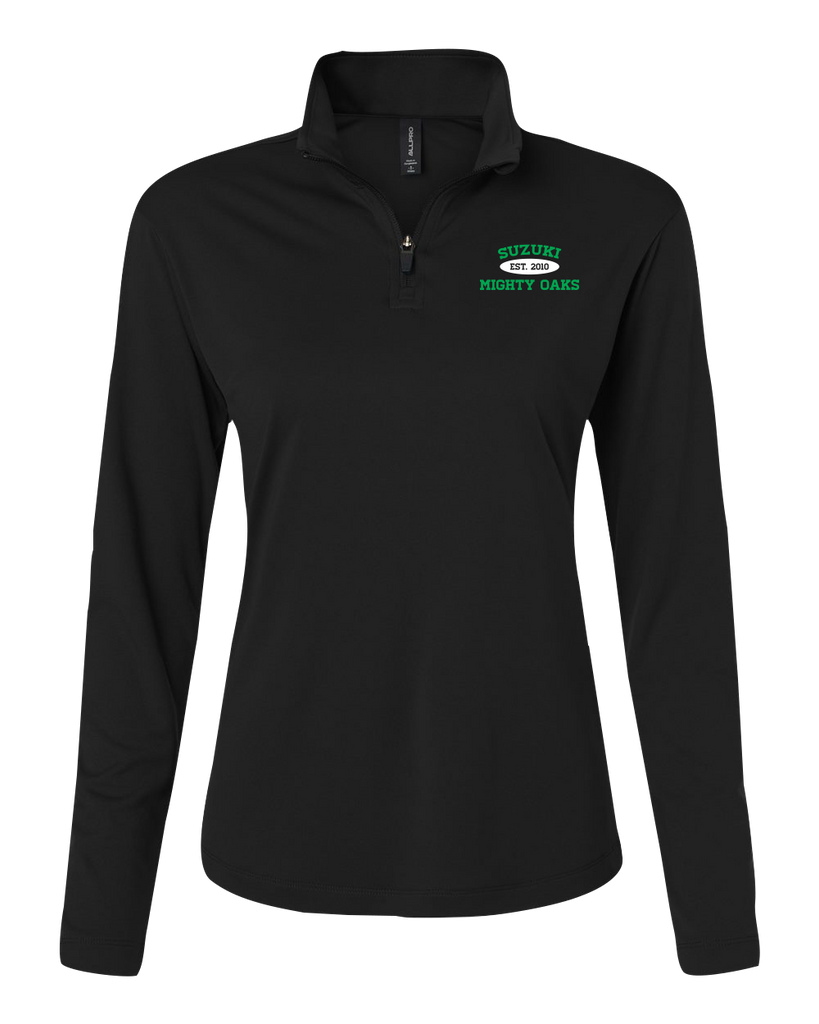 LADIES Suzuki Pro-Lock Performance Quarter-Zip Pullover with Embroidered Logo
