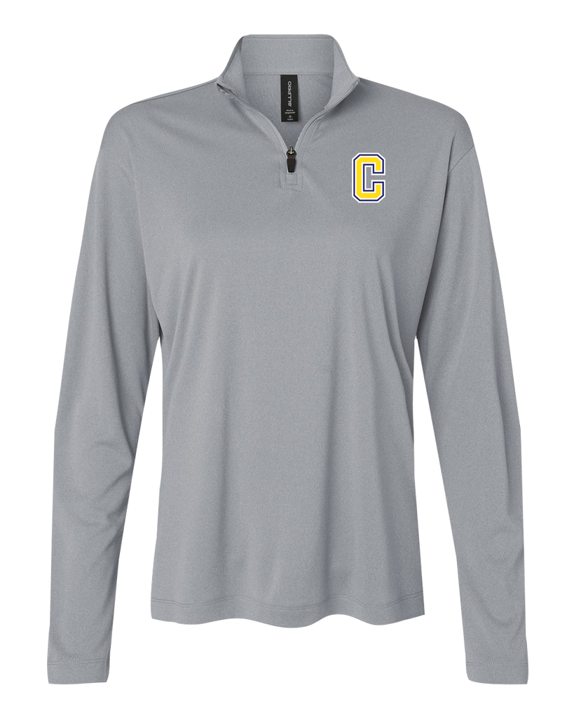 Central Baseball Ladies Pro-Lock Performance Quarter-Zip Pullover with Embroidered Logo