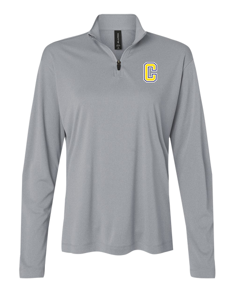 Central Baseball Ladies Pro-Lock Performance Quarter-Zip Pullover with Embroidered Logo